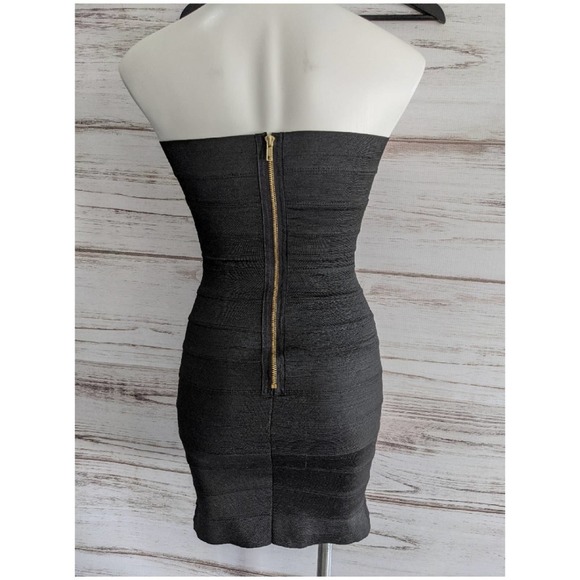 Pleasure Doing Business Strapless Bandage Dress Sz Small - Picture 4 of 8